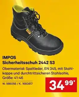 Lagerhaus Impos sicherheitsschuh 2442 s3 Angebot