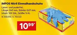 Lagerhaus Impos nitril einmalhandschuhe Angebot