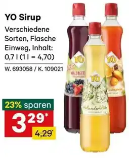 Lagerhaus Yo sirup Angebot