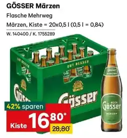 Lagerhaus Gösser märzen Angebot