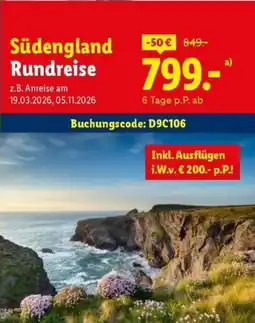 Lidl Reisen Südengland Rundreise Angebot