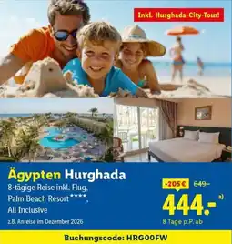 Lidl Reisen Ägypten Hurghada Angebot