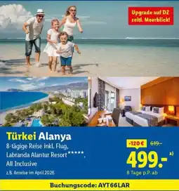 Lidl Reisen Türkei Alanya Angebot