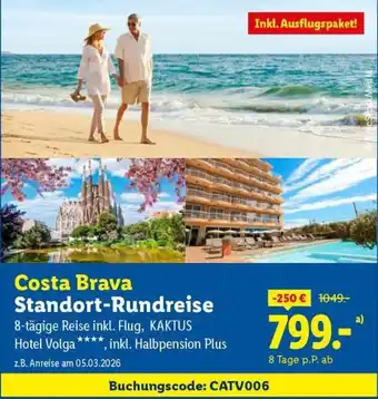 Costa Brava Standort-Rundreise