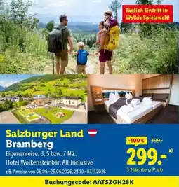 Lidl Reisen Salzburger Land Bramberg Angebot