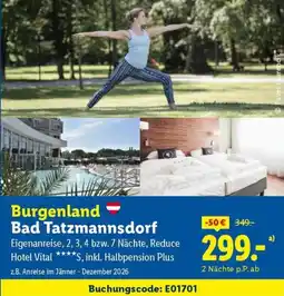 Lidl Reisen Burgenland Bad Tatzmannsdorf Angebot
