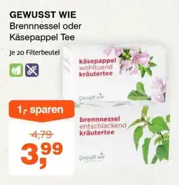 Prokopp Gewusst wie brennnessel oder käsepappel tee Angebot