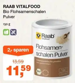 Prokopp Raab vitalfood bio flohsamenschalen pulver Angebot