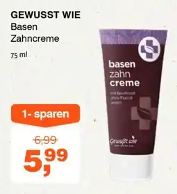 Prokopp Gewusst wie basen zahncreme Angebot