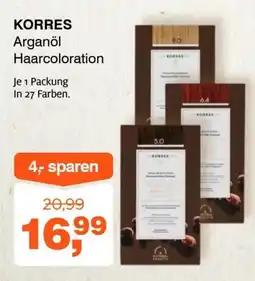 Prokopp Korres arganöl haarcoloration Angebot