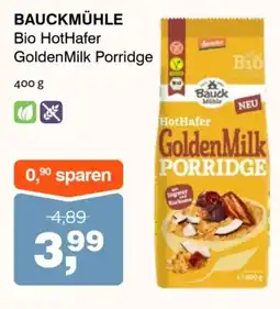 Prokopp Bauckmühle bio hothafer golden milk porridge Angebot