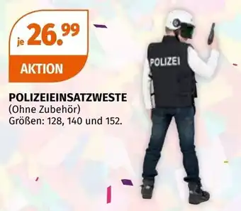 Polizeieinsatzweste (ohne zubehör)