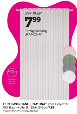 Mömax Fertigvorhang RAMONA Angebot