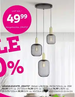 Mömax Hängeleuchte DRATO Angebot