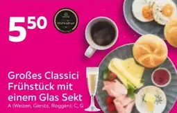 Mömax Großes Classici Frühstück mit einem Glas Sekt Angebot