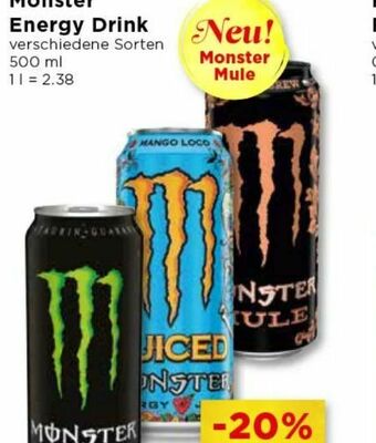 Unimarkt Energy Drink Angebot