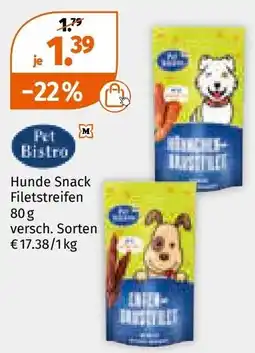 Müller Hunde Snack Angebot