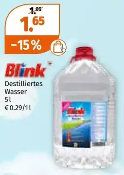 Müller Blink Destilliertes Wasser Angebot