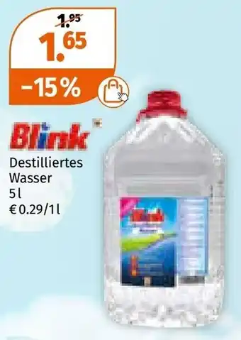 Müller Blink Destilliertes Wasser Angebot