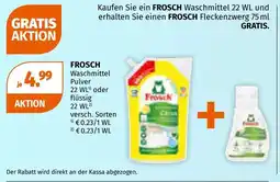 Müller FROSCH Waschmittel Angebot