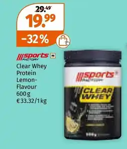 Müller Clear Whey Protein Lemon- Flavour Angebot