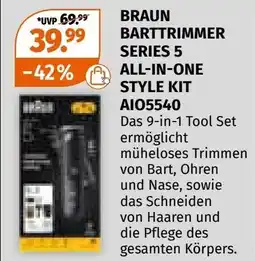 Müller Braun barttrimmer series 5 all-in-one style kit Angebot