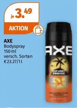 Müller AXE Bodyspray Angebot