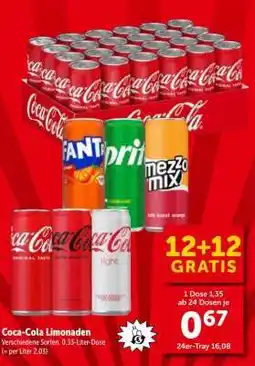 Interspar Coca Cola Limonaden Angebot