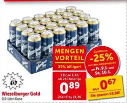 Interspar Wieselburger Gold Angebot