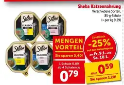 Interspar Sheba Katzennahrung Angebot
