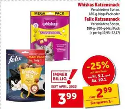 Interspar Whiskas Katzensnack Angebot