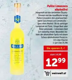 Interspar Pallini Limonzero alkoholfrei Angebot