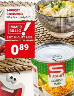 Interspar S-BUDGET Gemüsemais Angebot