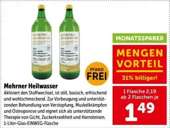 Interspar Mehrner Heilwasser Angebot