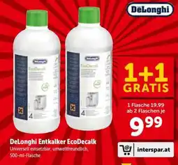 Interspar DeLonghi Entkalker EcoDecalk Angebot