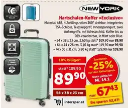 Interspar Hartschalen-Koffer Exclusive Angebot