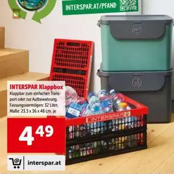 Interspar INTERSPAR Klappbox Angebot