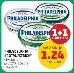 PENNY PHILADELPHIA BROTAUFSTRICH Angebot