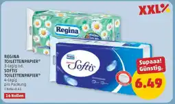 PENNY REGINA TOILETTENPAPIER od. SOFTIS TOILETTENPAPIER Angebot
