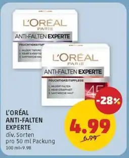 PENNY L'Oreal Anti Falten Experte Angebot