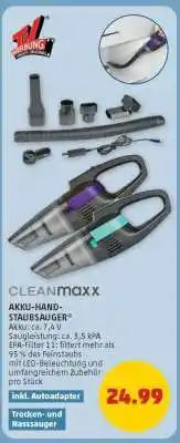 PENNY CLEANmaxx AKKU-HAND-STAUBSAUGER Angebot
