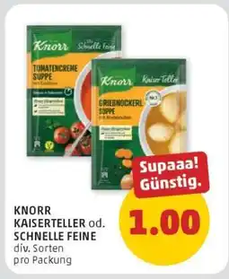 PENNY KNORR KAISERTELLER od. SCHNELLE FEINE Angebot