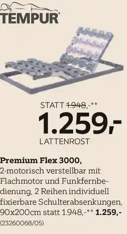 XXXLutz Lattenrost premium flex 3000 Angebot