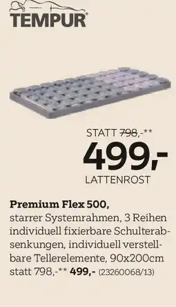 XXXLutz Lattenrost premium flex 500 Angebot