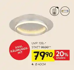 XXXLutz LED-DECKENLEUCHTE Angebot