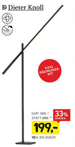 XXXLutz Dieter Knoll LED-STEHLEUCHTE Angebot