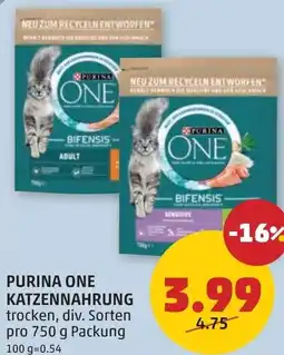 PENNY Purina one katzennahrung trocken Angebot