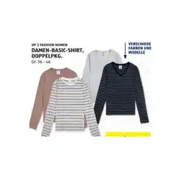 Hofer Damen-Basic-Shirt, Doppelpkg. versch. Farben und Modelle HOFER Angebot