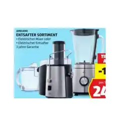 Hofer Entsafter Sortiment div. Sorten HOFER Angebot