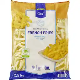 Metro Pommes Frites, Preisangabe ohne MwSt. (Preis inkl. MwSt. 3,08 €), METRO Angebot